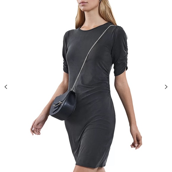 Reiss Natasha cupro fabric dress - Picture 2 of 11